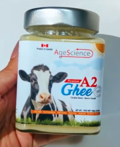 AgeScience A2 Cow Ghee, Clarified Butter – 180 grams photo review