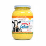 AgeScience Canadian A2 Ghee – Casein Free, Lactose-Free Clarified Butter, Glass Jar – 1750g