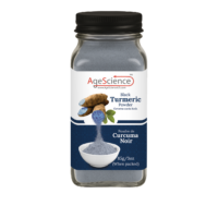 AgeScience High Curcumin Black Turmeric Powder, Sourced from the Himalayas, GMO-Free – 85G (3oz)
